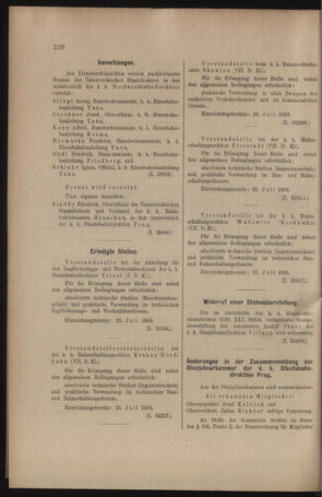 Verordnungs- und Anzeige-Blatt der k.k. General-Direction der österr. Staatsbahnen 19100716 Seite: 8