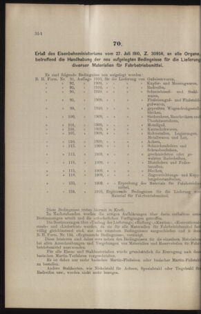 Verordnungs- und Anzeige-Blatt der k.k. General-Direction der österr. Staatsbahnen 19100730 Seite: 4