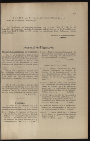 Verordnungs- und Anzeige-Blatt der k.k. General-Direction der österr. Staatsbahnen 19100730 Seite: 7