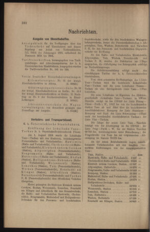 Verordnungs- und Anzeige-Blatt der k.k. General-Direction der österr. Staatsbahnen 19100820 Seite: 14