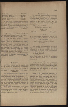 Verordnungs- und Anzeige-Blatt der k.k. General-Direction der österr. Staatsbahnen 19100820 Seite: 15