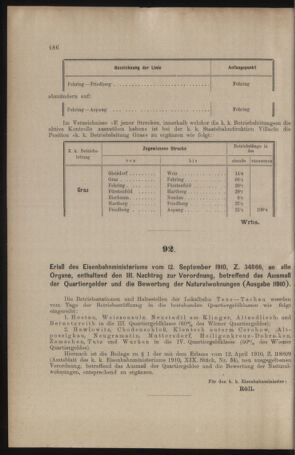 Verordnungs- und Anzeige-Blatt der k.k. General-Direction der österr. Staatsbahnen 19100917 Seite: 4