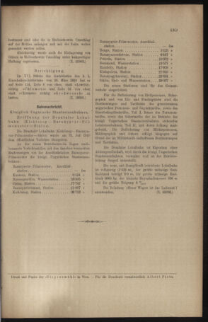 Verordnungs- und Anzeige-Blatt der k.k. General-Direction der österr. Staatsbahnen 19100917 Seite: 7