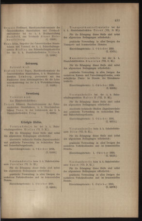 Verordnungs- und Anzeige-Blatt der k.k. General-Direction der österr. Staatsbahnen 19100924 Seite: 3