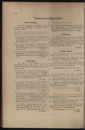 Verordnungs- und Anzeige-Blatt der k.k. General-Direction der österr. Staatsbahnen 19101001 Seite: 4