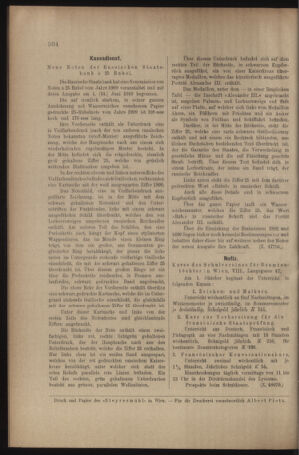 Verordnungs- und Anzeige-Blatt der k.k. General-Direction der österr. Staatsbahnen 19101001 Seite: 8