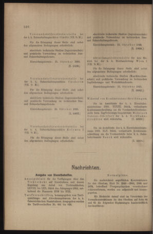 Verordnungs- und Anzeige-Blatt der k.k. General-Direction der österr. Staatsbahnen 19101008 Seite: 4