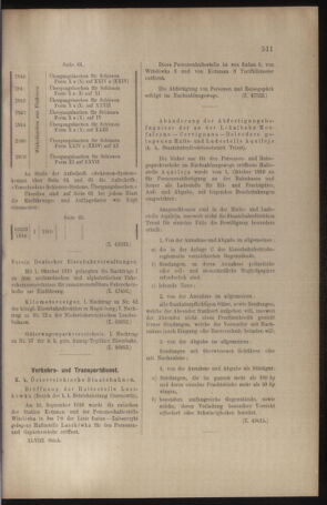 Verordnungs- und Anzeige-Blatt der k.k. General-Direction der österr. Staatsbahnen 19101008 Seite: 5