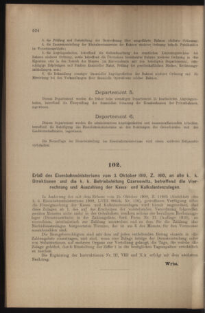 Verordnungs- und Anzeige-Blatt der k.k. General-Direction der österr. Staatsbahnen 19101015 Seite: 4