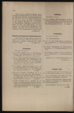 Verordnungs- und Anzeige-Blatt der k.k. General-Direction der österr. Staatsbahnen 19101015 Seite: 6