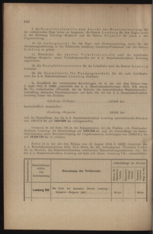 Verordnungs- und Anzeige-Blatt der k.k. General-Direction der österr. Staatsbahnen 19101022 Seite: 6