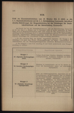 Verordnungs- und Anzeige-Blatt der k.k. General-Direction der österr. Staatsbahnen 19101105 Seite: 4