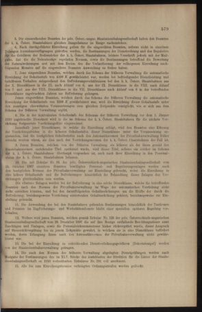 Verordnungs- und Anzeige-Blatt der k.k. General-Direction der österr. Staatsbahnen 19101112 Seite: 13