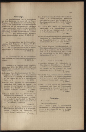 Verordnungs- und Anzeige-Blatt der k.k. General-Direction der österr. Staatsbahnen 19101126 Seite: 3