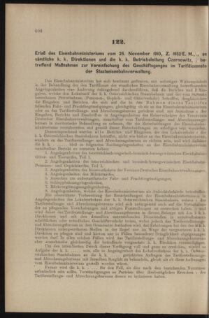 Verordnungs- und Anzeige-Blatt der k.k. General-Direction der österr. Staatsbahnen 19101203 Seite: 2