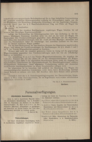 Verordnungs- und Anzeige-Blatt der k.k. General-Direction der österr. Staatsbahnen 19101203 Seite: 5