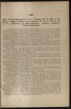 Verordnungs- und Anzeige-Blatt der k.k. General-Direction der österr. Staatsbahnen 19101217 Seite: 3