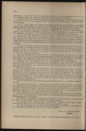 Verordnungs- und Anzeige-Blatt der k.k. General-Direction der österr. Staatsbahnen 19101223 Seite: 34