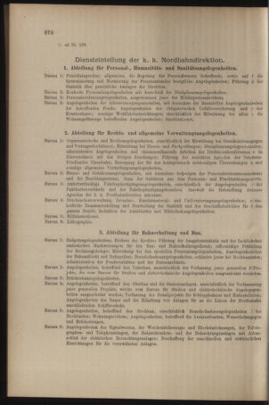 Verordnungs- und Anzeige-Blatt der k.k. General-Direction der österr. Staatsbahnen 19101229 Seite: 2