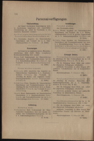 Verordnungs- und Anzeige-Blatt der k.k. General-Direction der österr. Staatsbahnen 19101231 Seite: 14