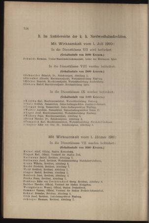 Verordnungs- und Anzeige-Blatt der k.k. General-Direction der österr. Staatsbahnen 19101231 Seite: 6