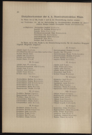 Verordnungs- und Anzeige-Blatt der k.k. General-Direction der österr. Staatsbahnen 19110104 Seite: 10