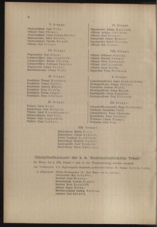 Verordnungs- und Anzeige-Blatt der k.k. General-Direction der österr. Staatsbahnen 19110104 Seite: 8