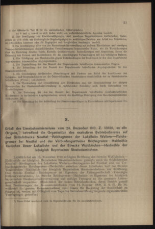 Verordnungs- und Anzeige-Blatt der k.k. General-Direction der österr. Staatsbahnen 19110107 Seite: 3