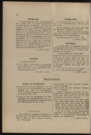 Verordnungs- und Anzeige-Blatt der k.k. General-Direction der österr. Staatsbahnen 19110114 Seite: 2