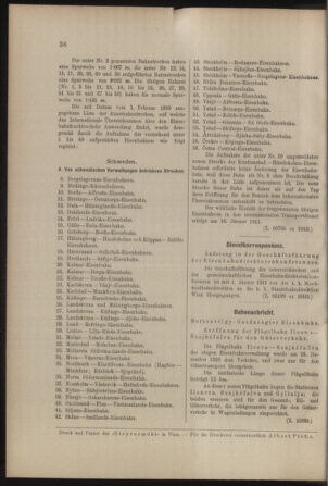 Verordnungs- und Anzeige-Blatt der k.k. General-Direction der österr. Staatsbahnen 19110114 Seite: 6