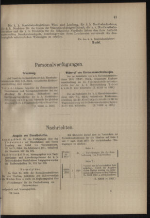 Verordnungs- und Anzeige-Blatt der k.k. General-Direction der österr. Staatsbahnen 19110121 Seite: 5