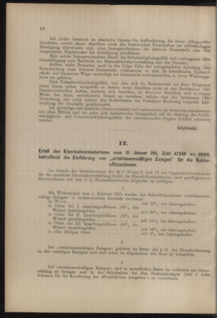 Verordnungs- und Anzeige-Blatt der k.k. General-Direction der österr. Staatsbahnen 19110128 Seite: 2