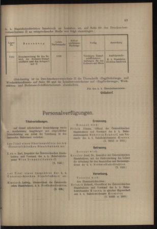 Verordnungs- und Anzeige-Blatt der k.k. General-Direction der österr. Staatsbahnen 19110128 Seite: 5