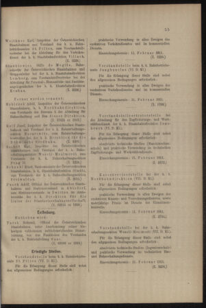 Verordnungs- und Anzeige-Blatt der k.k. General-Direction der österr. Staatsbahnen 19110204 Seite: 3