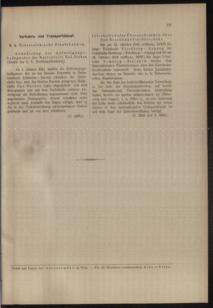 Verordnungs- und Anzeige-Blatt der k.k. General-Direction der österr. Staatsbahnen 19110204 Seite: 7