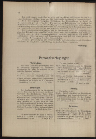 Verordnungs- und Anzeige-Blatt der k.k. General-Direction der österr. Staatsbahnen 19110211 Seite: 2