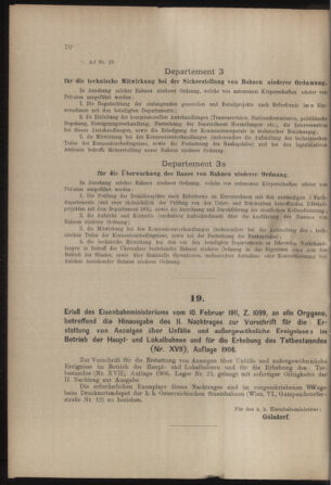 Verordnungs- und Anzeige-Blatt der k.k. General-Direction der österr. Staatsbahnen 19110218 Seite: 2