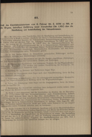 Verordnungs- und Anzeige-Blatt der k.k. General-Direction der österr. Staatsbahnen 19110225 Seite: 3