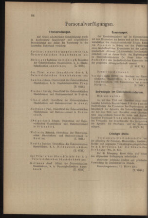 Verordnungs- und Anzeige-Blatt der k.k. General-Direction der österr. Staatsbahnen 19110304 Seite: 2