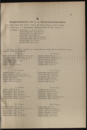 Verordnungs- und Anzeige-Blatt der k.k. General-Direction der österr. Staatsbahnen 19110310 Seite: 3