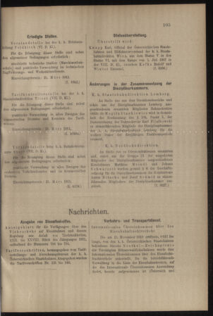 Verordnungs- und Anzeige-Blatt der k.k. General-Direction der österr. Staatsbahnen 19110318 Seite: 7