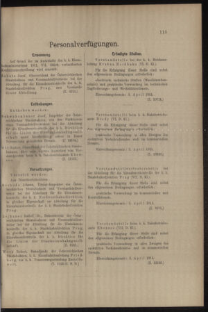 Verordnungs- und Anzeige-Blatt der k.k. General-Direction der österr. Staatsbahnen 19110325 Seite: 7