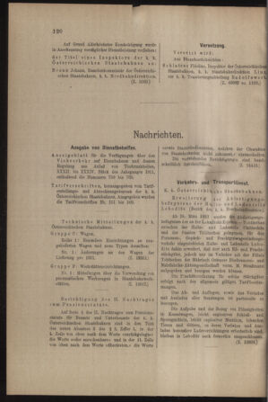 Verordnungs- und Anzeige-Blatt der k.k. General-Direction der österr. Staatsbahnen 19110401 Seite: 4