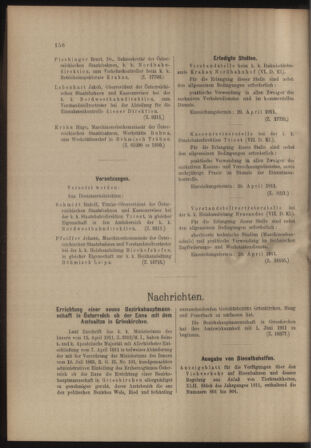 Verordnungs- und Anzeige-Blatt der k.k. General-Direction der österr. Staatsbahnen 19110422 Seite: 2