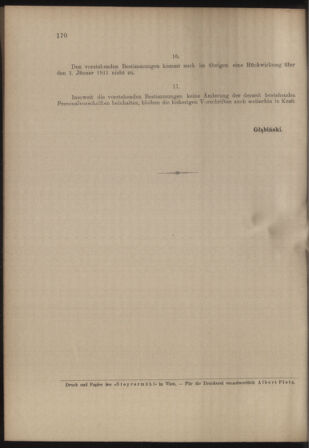 Verordnungs- und Anzeige-Blatt der k.k. General-Direction der österr. Staatsbahnen 19110429 Seite: 12