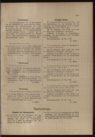 Verordnungs- und Anzeige-Blatt der k.k. General-Direction der österr. Staatsbahnen 19110513 Seite: 3