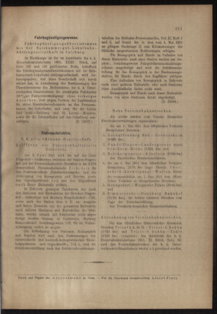 Verordnungs- und Anzeige-Blatt der k.k. General-Direction der österr. Staatsbahnen 19110527 Seite: 3