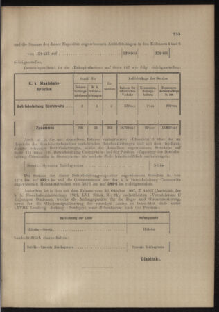 Verordnungs- und Anzeige-Blatt der k.k. General-Direction der österr. Staatsbahnen 19110624 Seite: 3