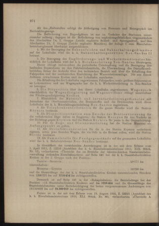 Verordnungs- und Anzeige-Blatt der k.k. General-Direction der österr. Staatsbahnen 19110708 Seite: 4