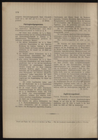 Verordnungs- und Anzeige-Blatt der k.k. General-Direction der österr. Staatsbahnen 19110708 Seite: 8